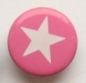 Preview: Druckknopf Stern pink