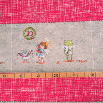 Preview: Baumwoll Popeline Susalabims Adventskalender, Stoffonkel